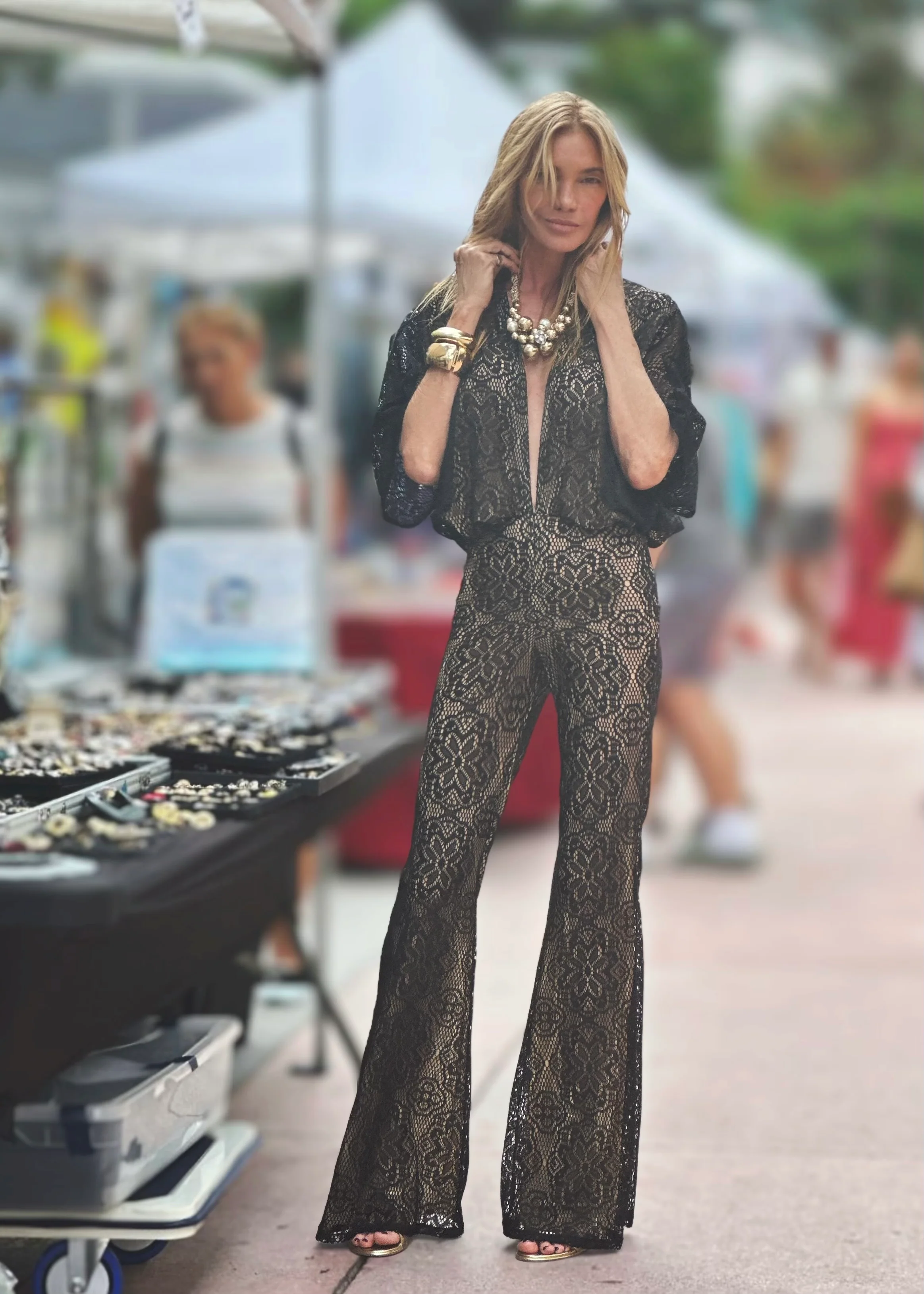 Amber Jumpsuit Black Lace - Image 8