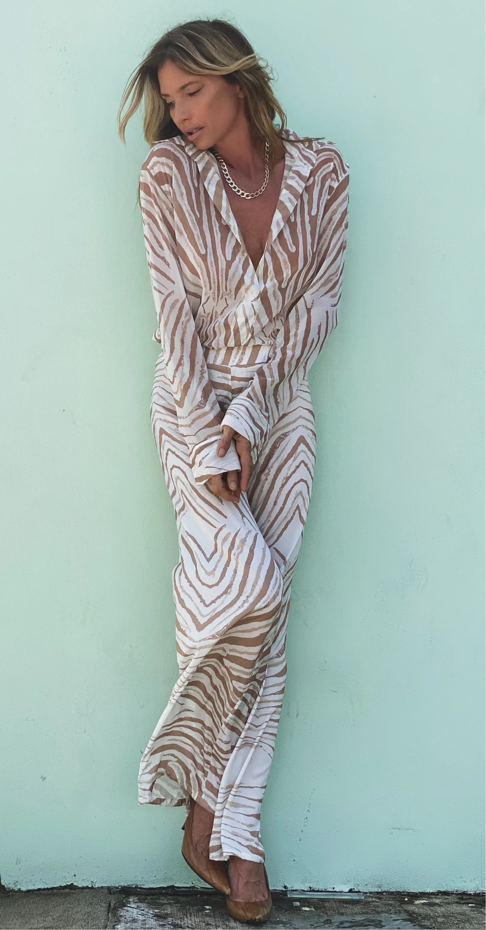 Audrey Pant Albino Zebra - Image 10
