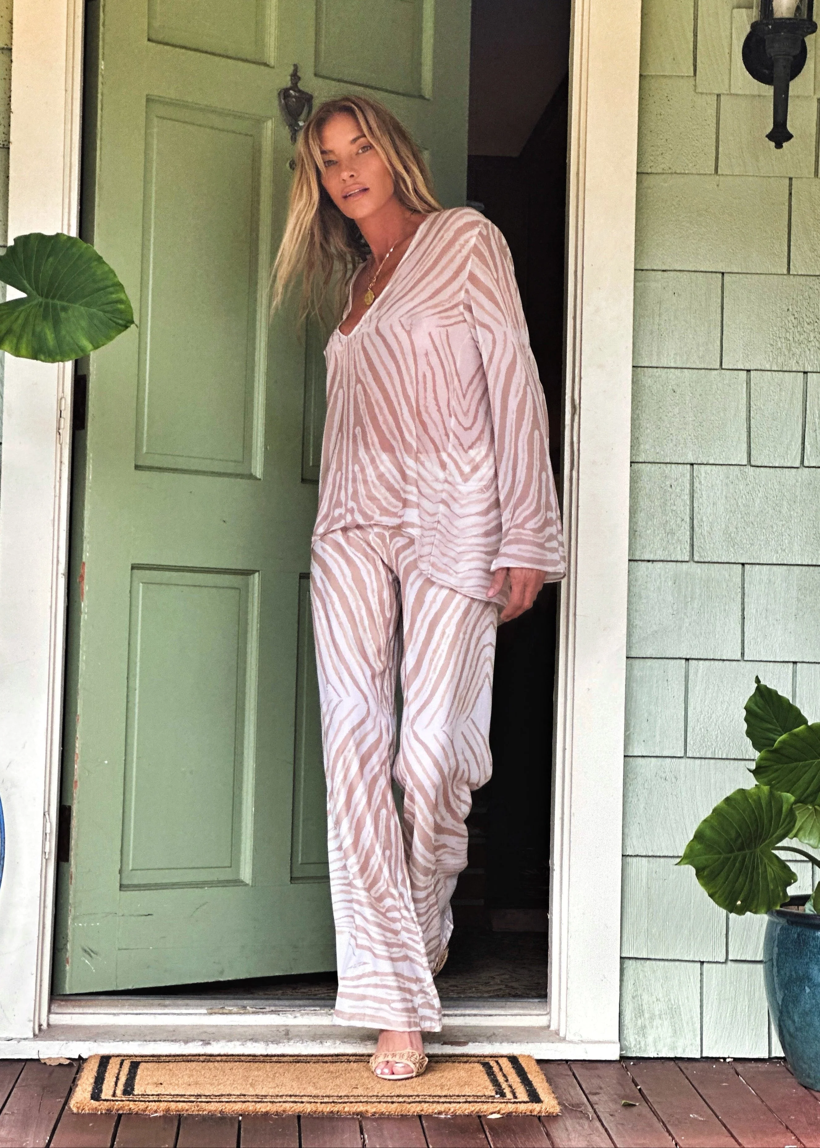 Audrey Pant Albino Zebra - Image 7