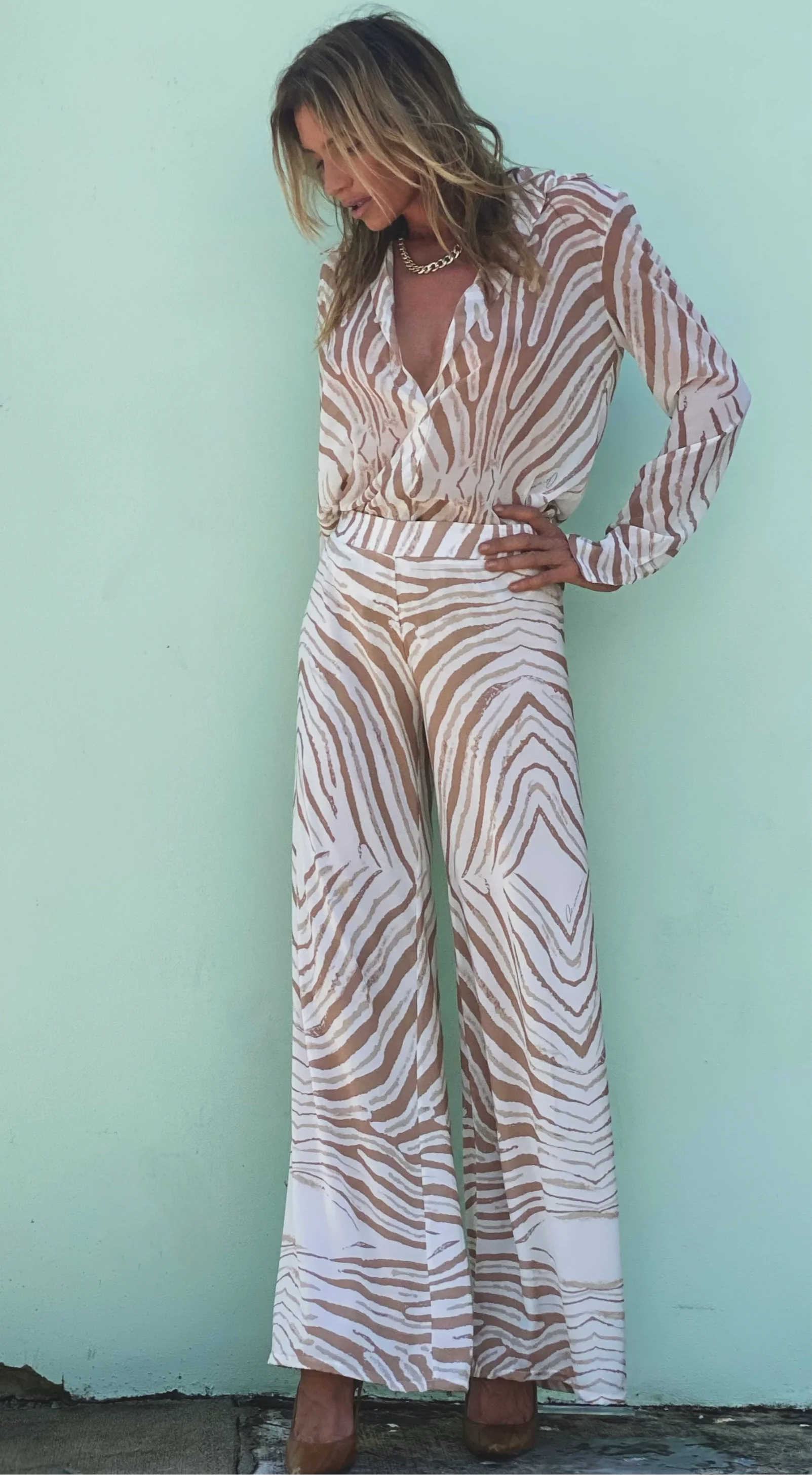 Audrey Pant Albino Zebra - Image 8