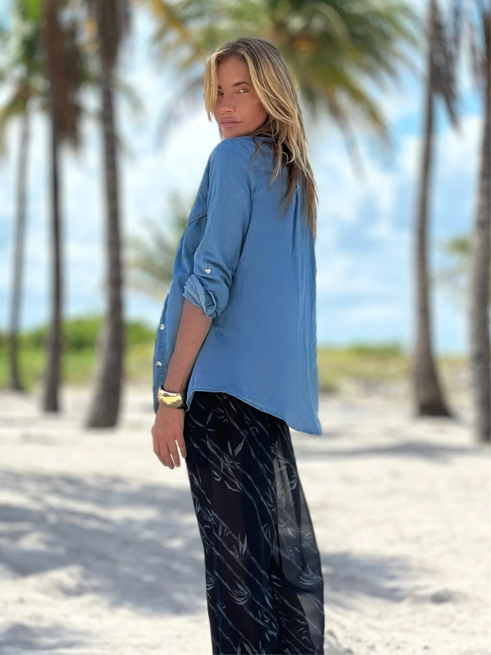 Daisy Denim Shirt - Image 3