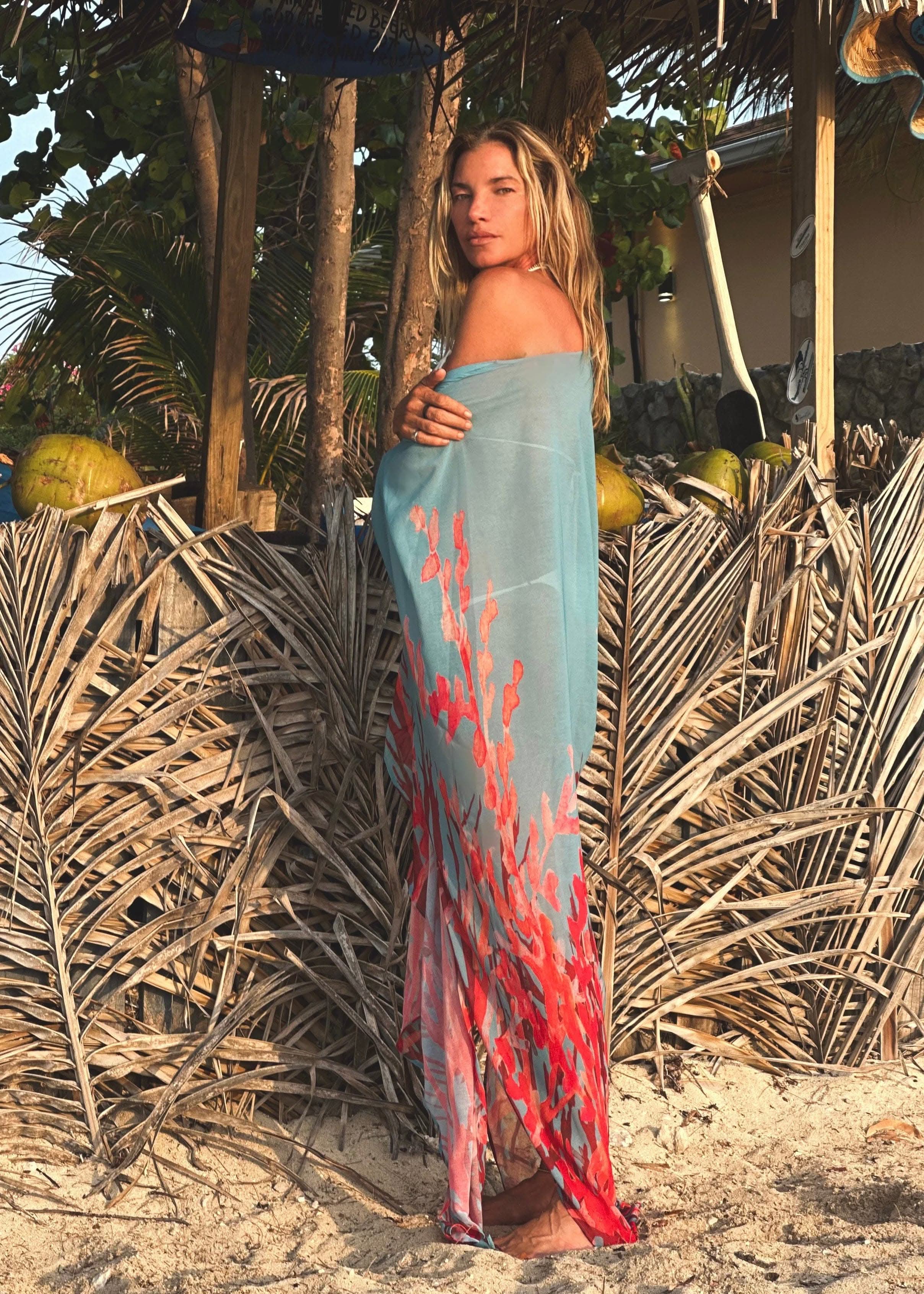Erte Kaftan Coral Reef - Image 5