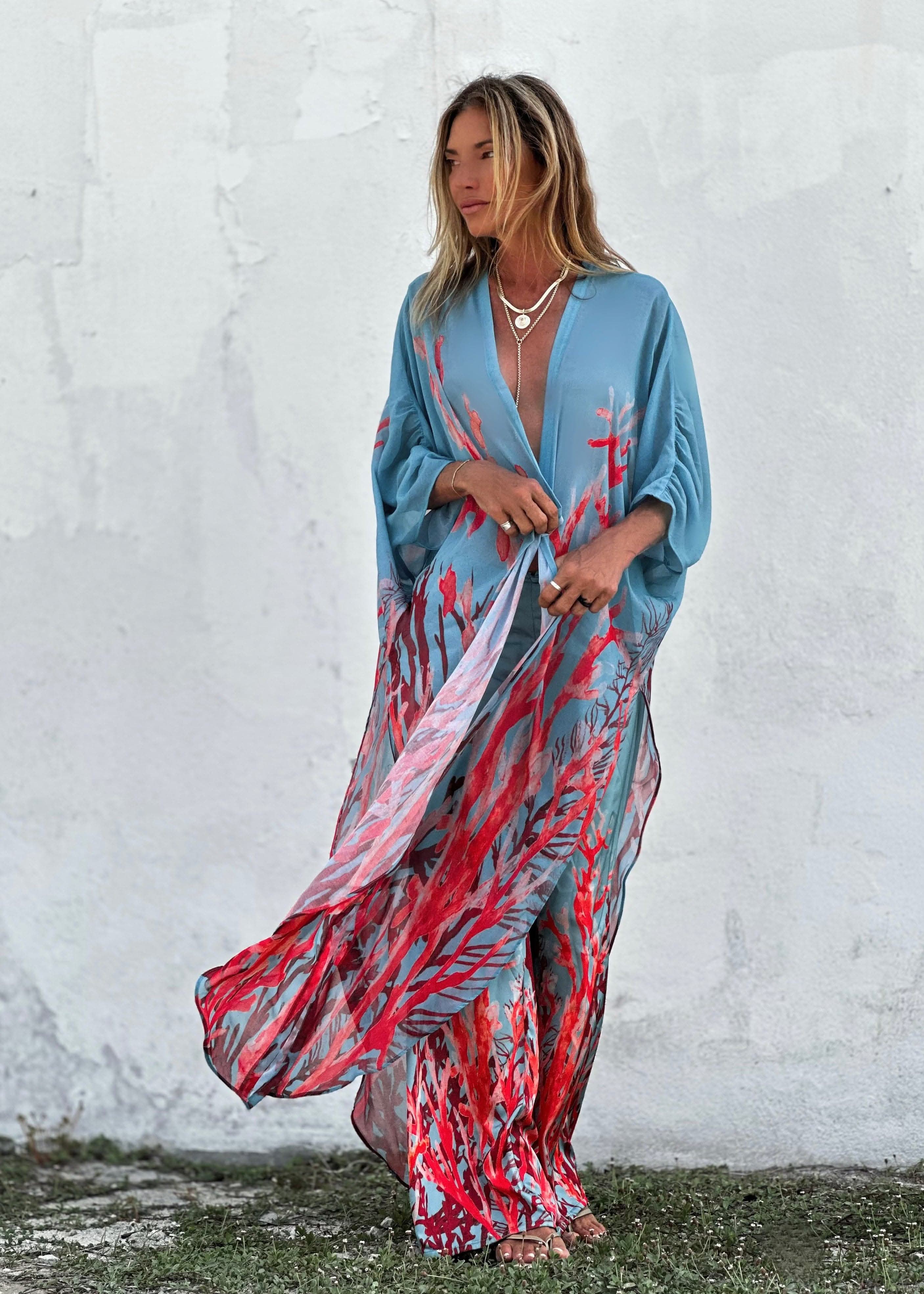 Erte Kaftan Coral Reef - Image 8