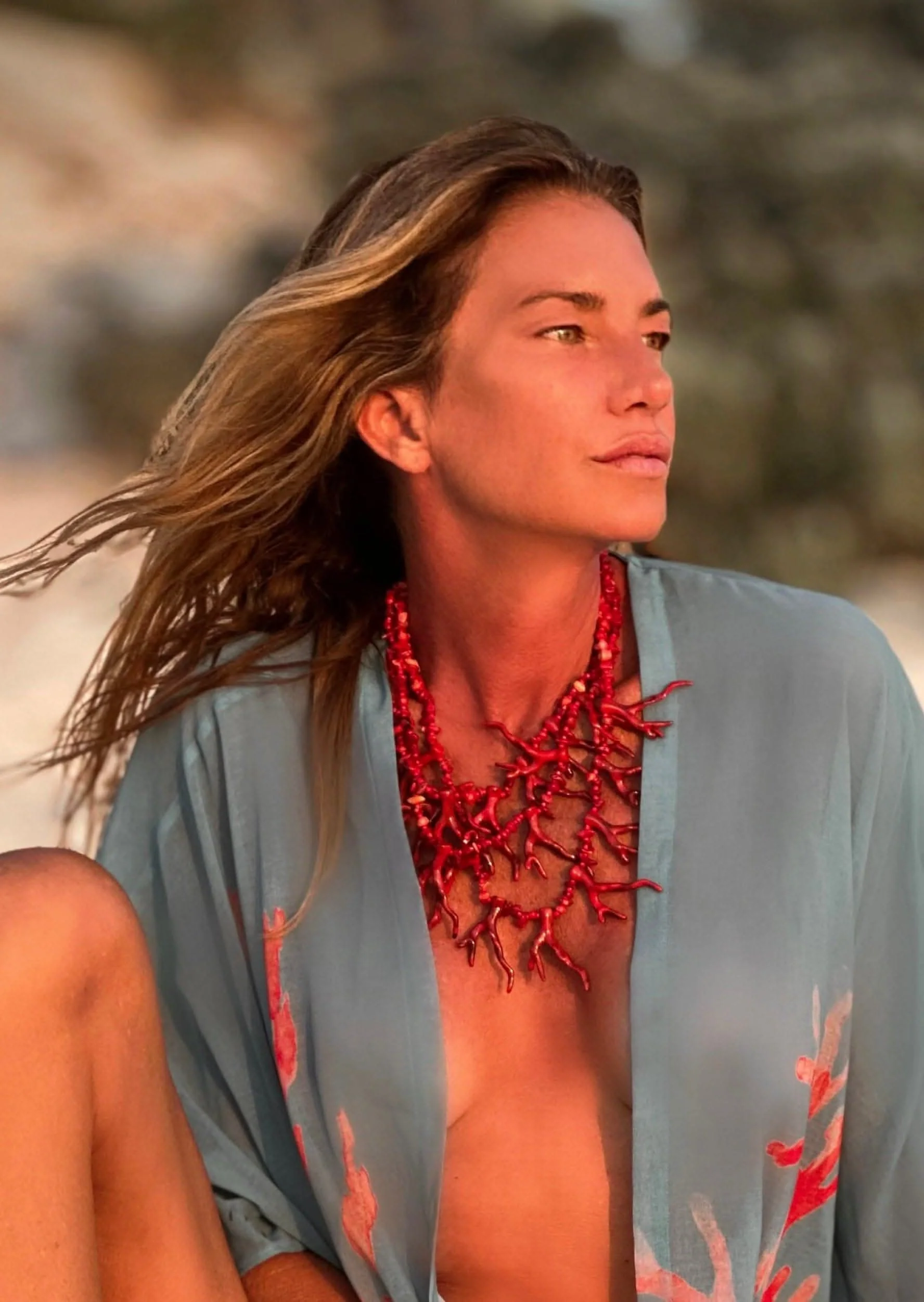 Erte Kaftan Coral Reef - Image 9