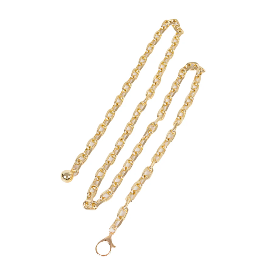 Extra Long Chainlink Gold Belt