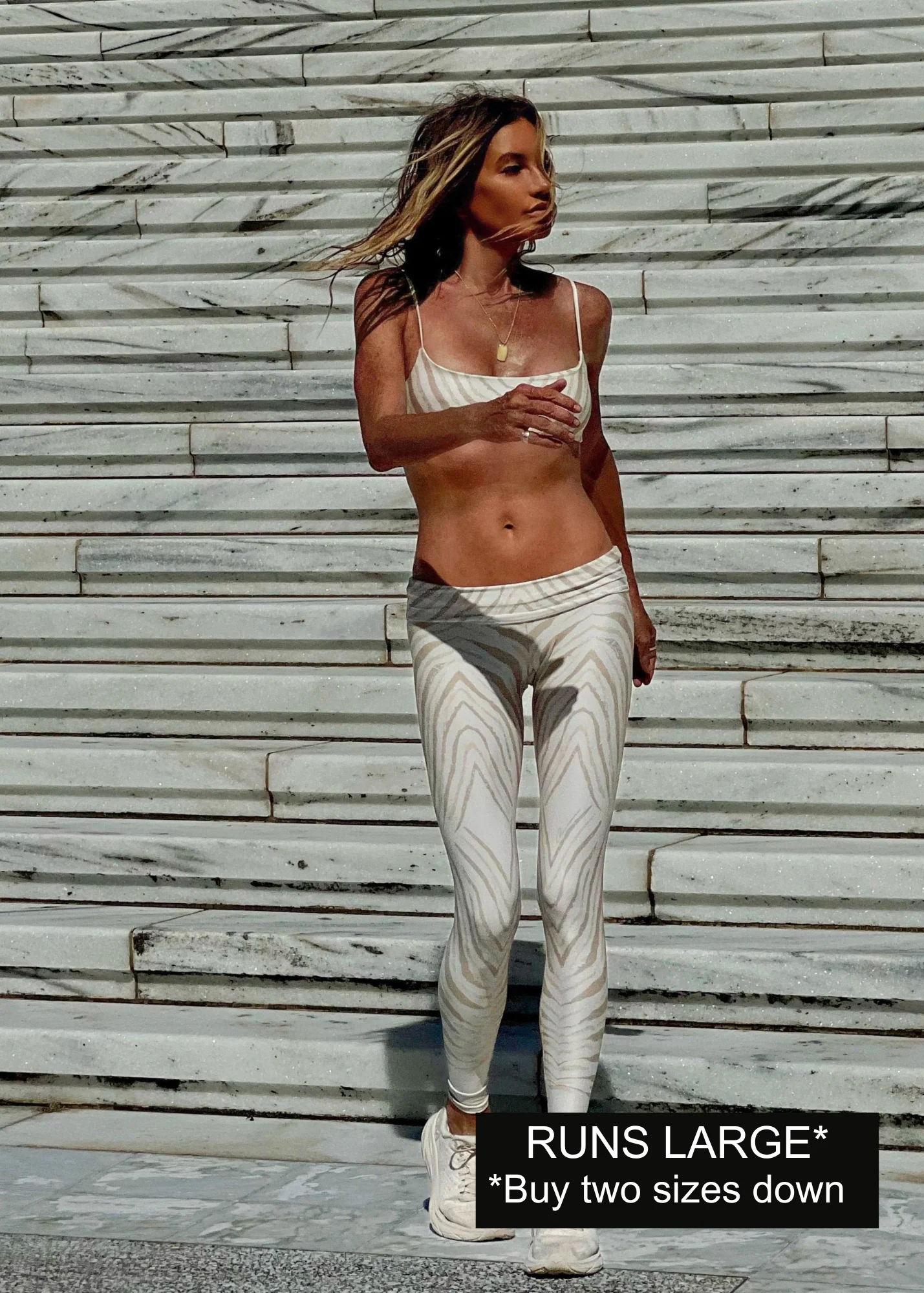 Giselle Leggings Albino Zebra - Image 11