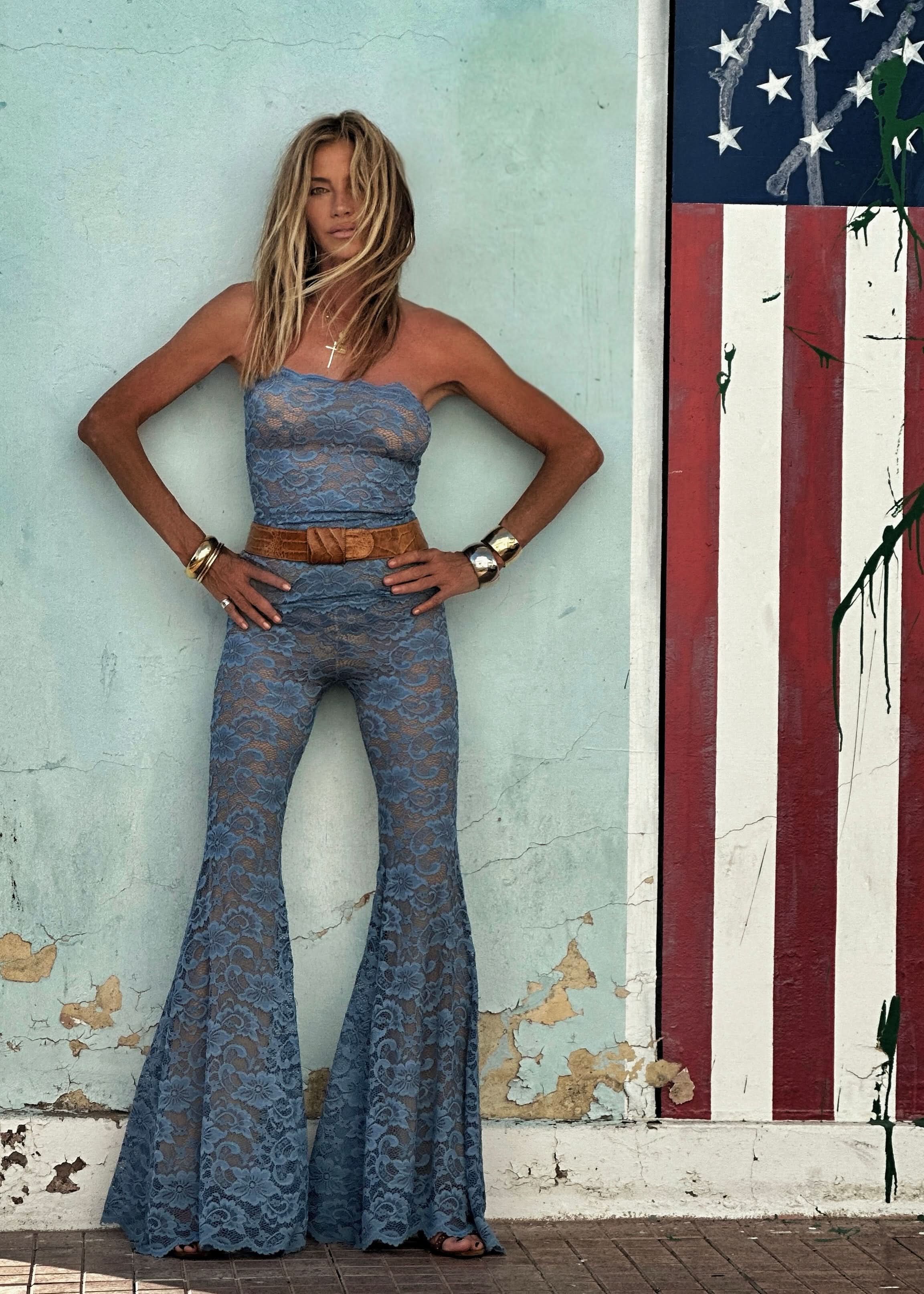 Jagger Pants Denim Lace - Image 13