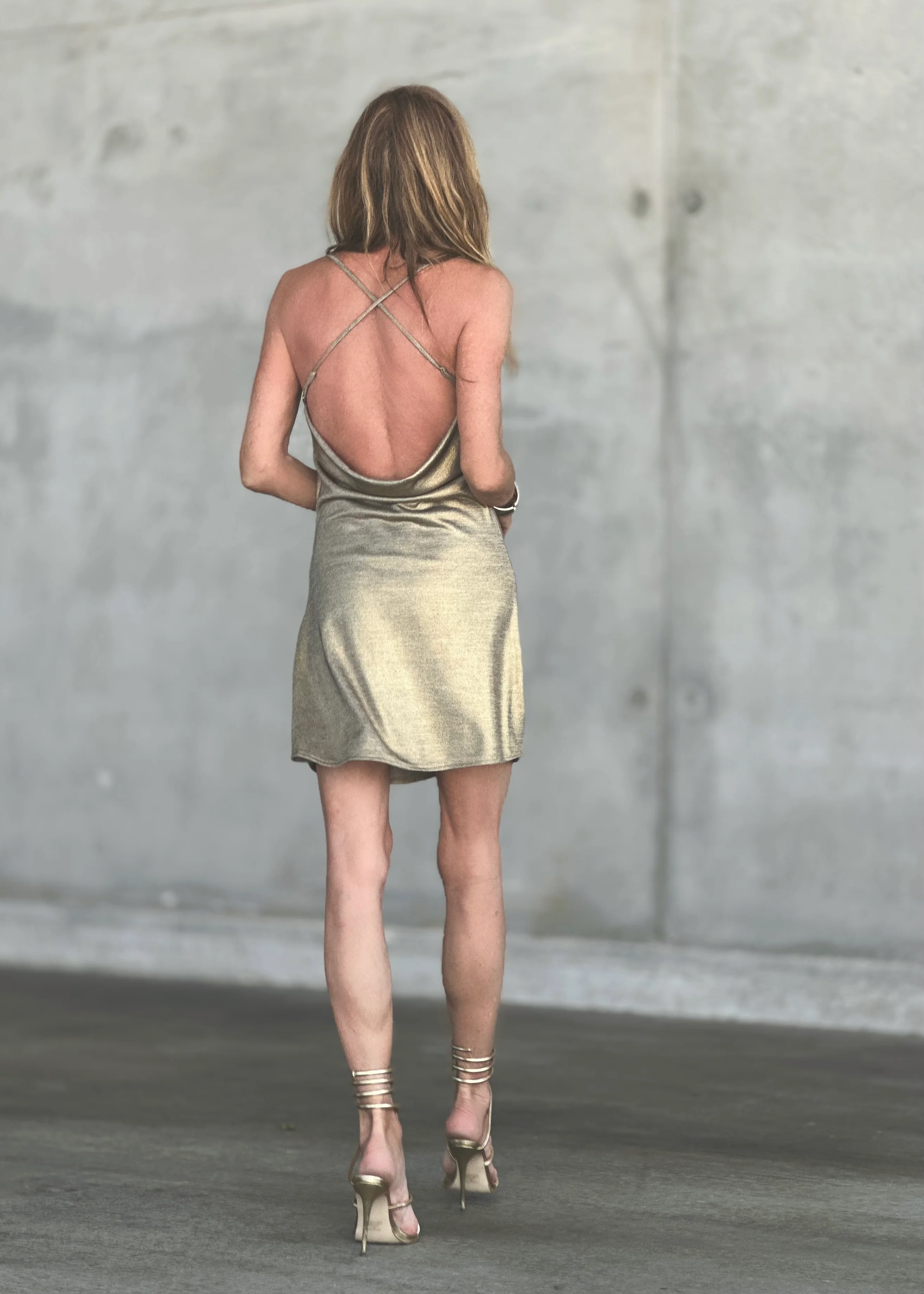 Jemma Mini Dress Vintage Gold (Limited Edition) - Image 6