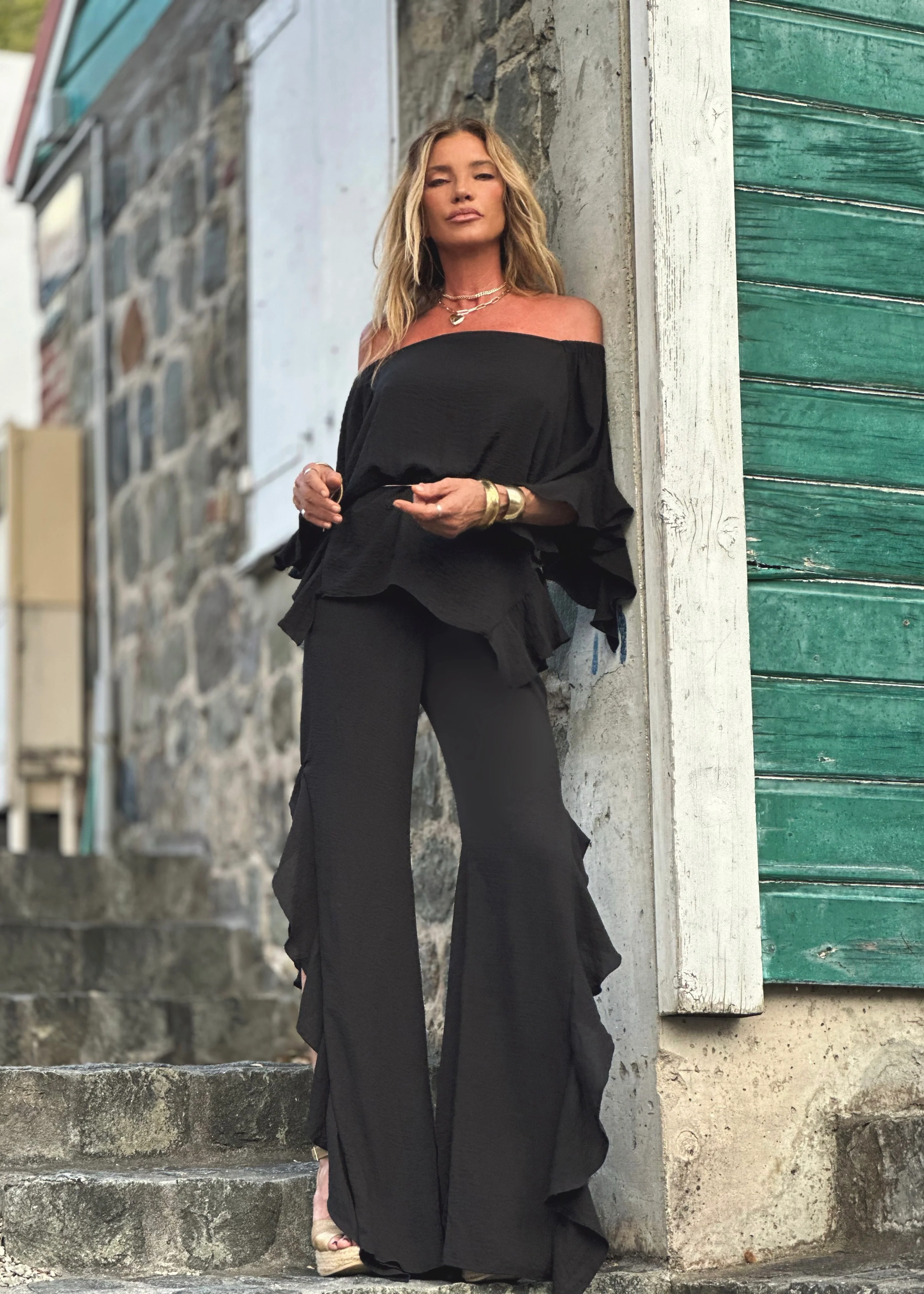 Lucy Pant Black (Double Chiffon) - Image 4