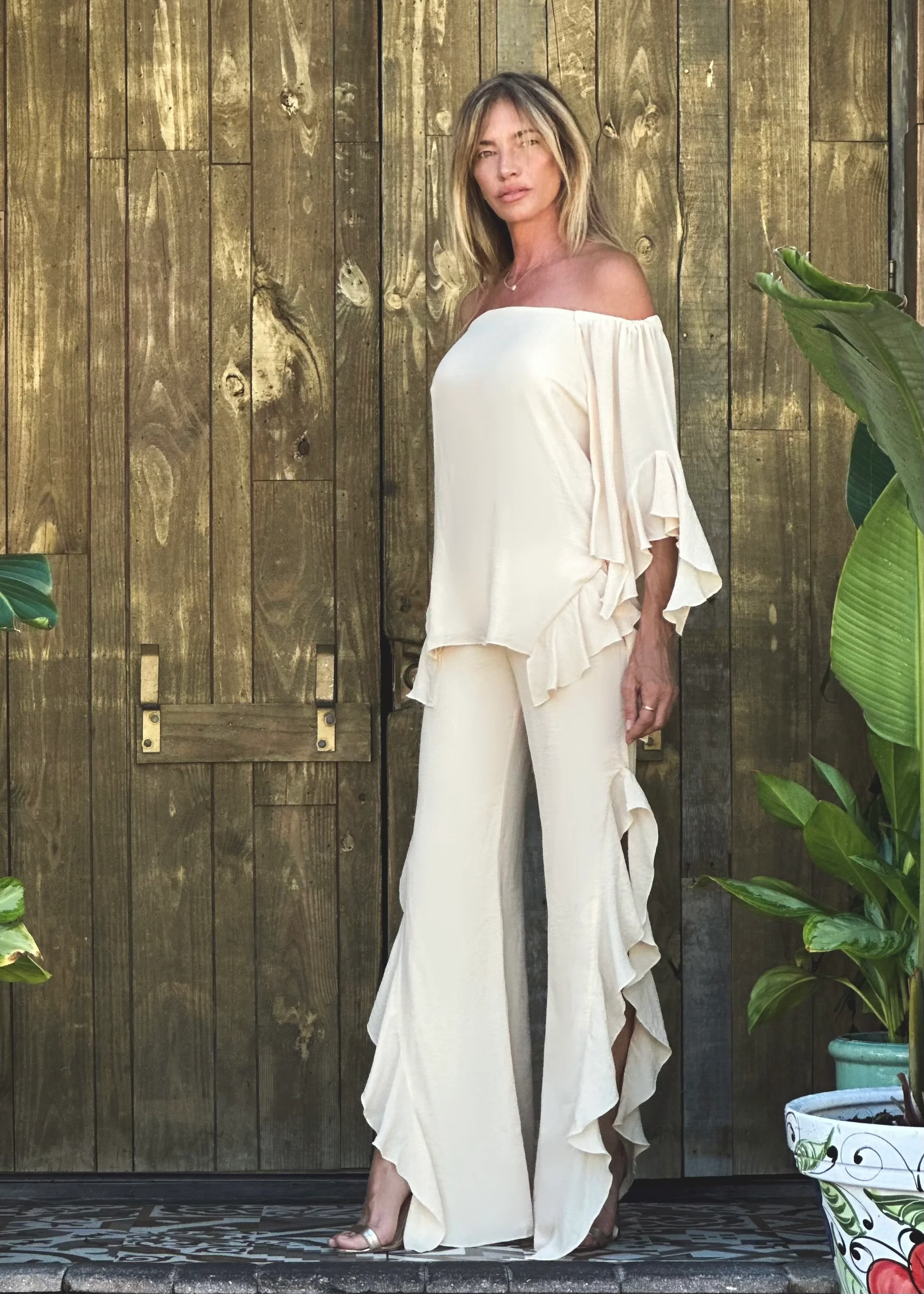 Lucy Top Butter (Double Chiffon) - Image 4