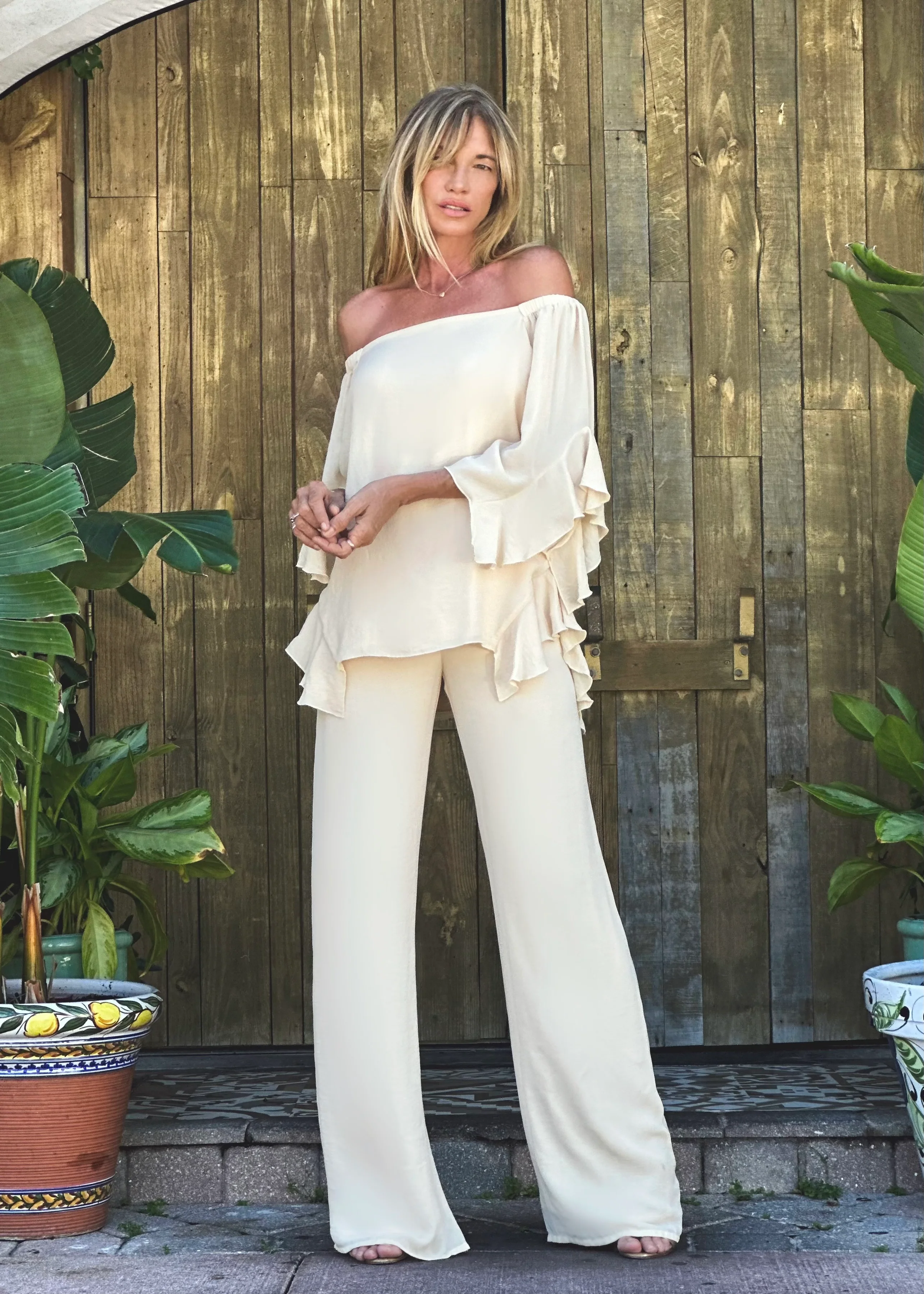 Lucy Top Butter (Double Chiffon) - Image 5