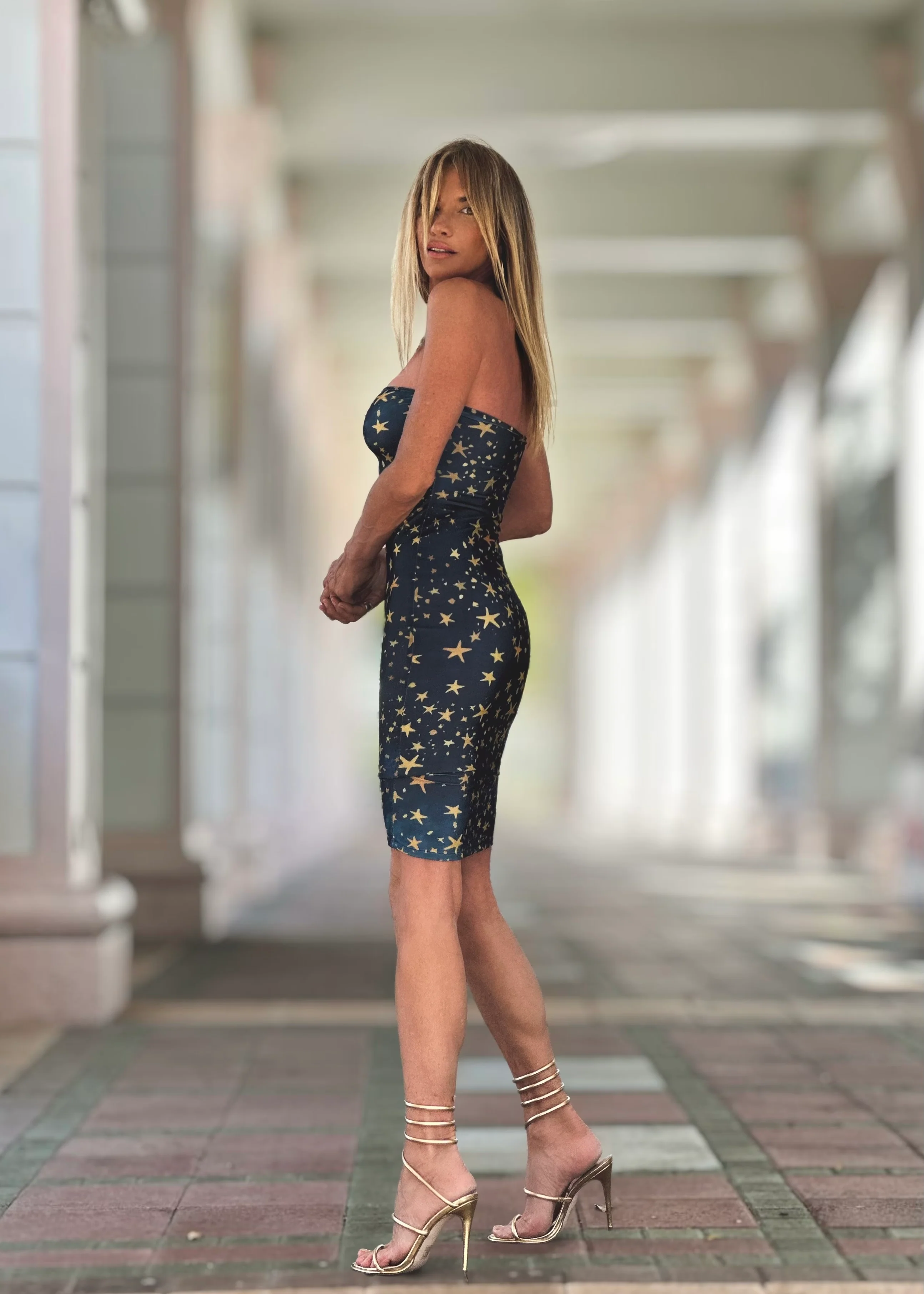 Pamela Strapless Dress Reach for the Stars - Image 5