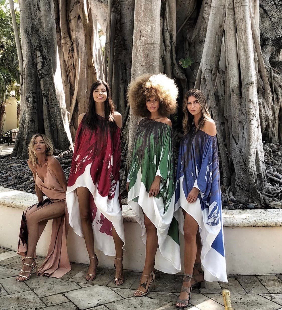 RiRi Kaftan Green Hibiscus - Image 5