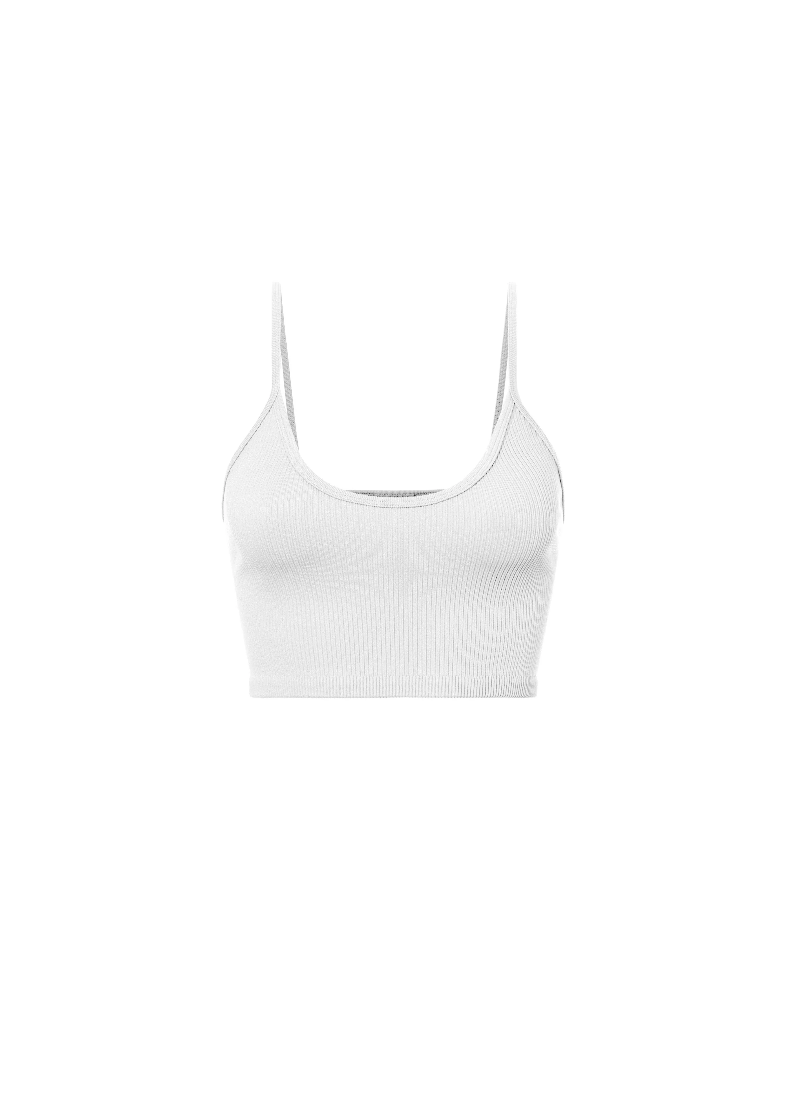 Rumi Scoop Neck Ribbed Bralette - Image 3
