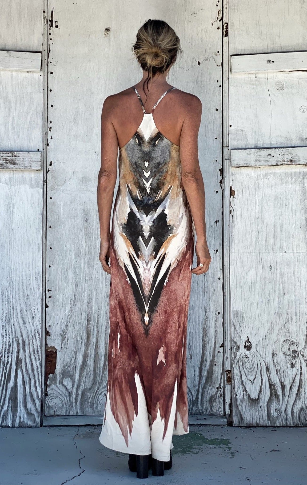 Tara Dress Owl Feather - Image 3